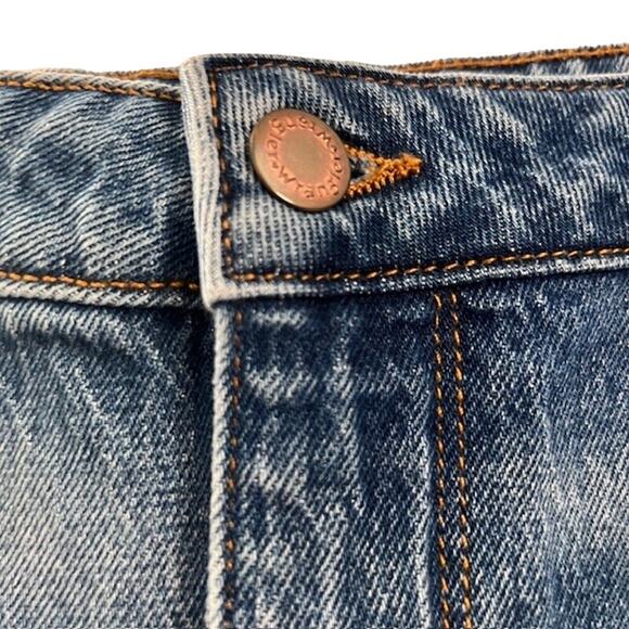 Women's Wrangler Traditional High-Rise Cutoff Denim Jean Shorts Size 12 - Picture 5 of 6